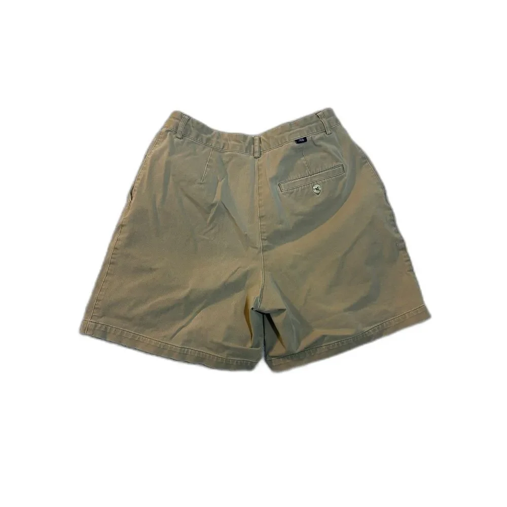 BBL Snatched Vintage Y2K Nike Golf Pleated Chino Shorts Khaki
